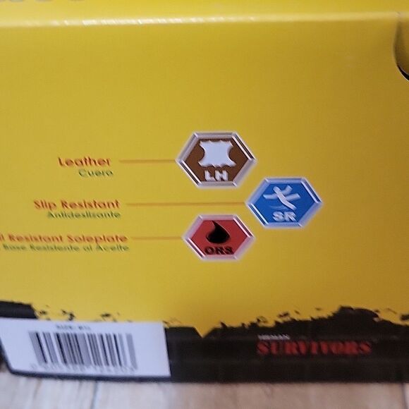 Herman Survivors Cary Soft Toe Work Shoes 8.5 Mens Slip Resistant - Picture 6 of 11